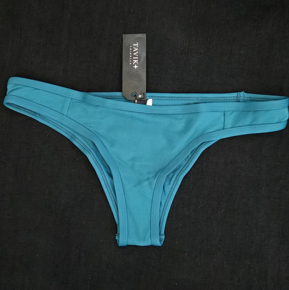 Tavik Hayden moderate swim bottom ribbed harbor blue